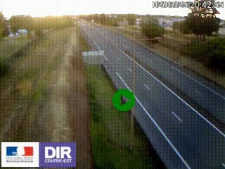 Webcam à Mably, à proximité de Roanne en direction de Moulins sur la N7