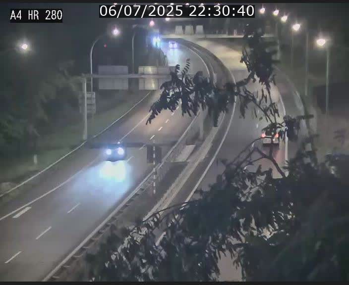 Webcam traffic A4 Luxembourg - BK 0.2 - P+R Bouillon (direction Luxembourg)