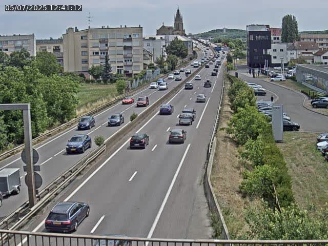 Caméra autoroute France - A31, Thionville direction Metz