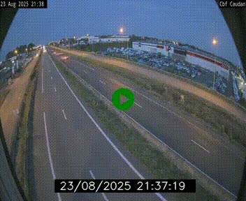 Webcam sur la N165 à hauteur de Caudan, dans le Morbihan.