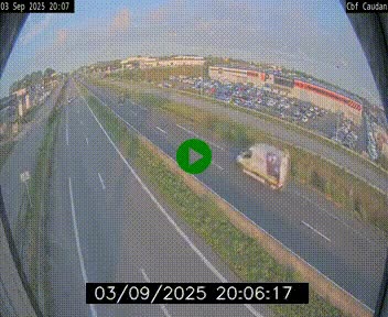 Webcam sur la N165 à hauteur de Caudan, dans le Morbihan.