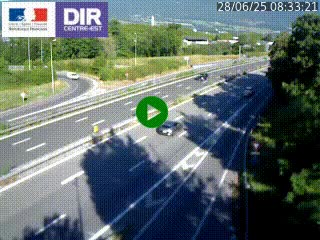 Caméra routière à hauteur de la sortie 15 Chambéry-centre au PK 4,103 en direction d'Albertville