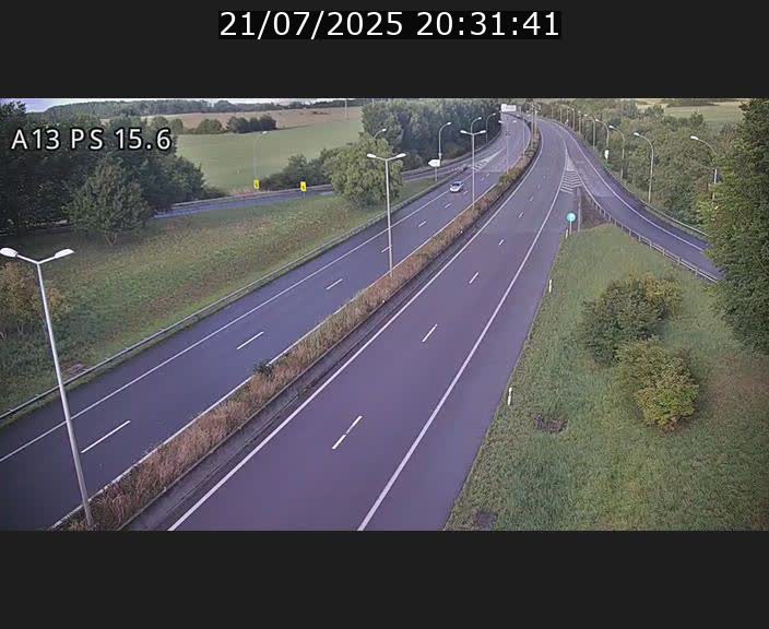 Traffic live webcam Luxembourg Kayl - A13 direction Dudelange - BK 15.6