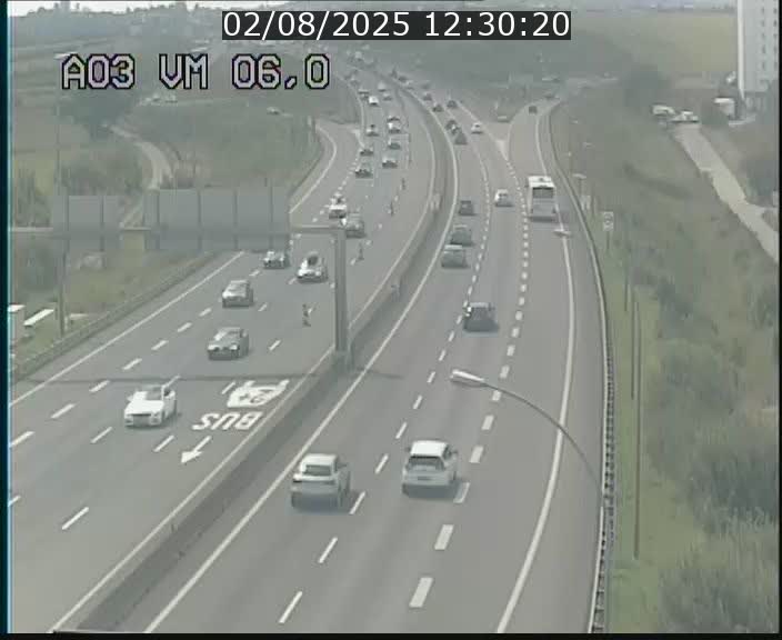 Traffic live webcam Luxembourg Aire de Berchem - A3 - BK 6 - direction France