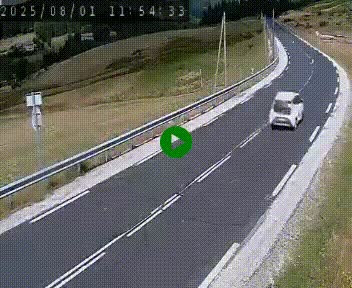 Webcam routière au niveau du col de la Chavade en Ardèche, sur la N102 à 1266 mètres d'altitude