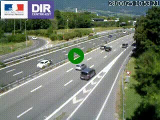 Caméra routière à hauteur de la sortie 15 Chambéry-centre au PK 4,103 en direction d'Albertville