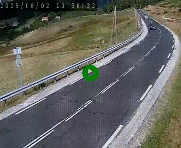 Webcam routière au niveau du col de la Chavade en Ardèche, sur la N102 à 1266 mètres d'altitude
