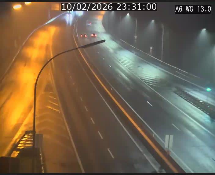 Traffic live webcam Luxembourg Mamer - A6 - BK 13 - direction Luxembourg/France/Allemagne