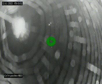 Webcam routière à la fin de la N10, en périphérique ouest d'Angouleme, proche de la jonction avec l'A10