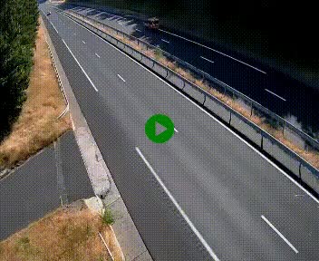 Caméra autoroute A75 à hauteur du col des Issartets en direction de Montpellier