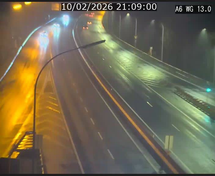Traffic live webcam Luxembourg Mamer - A6 - BK 13 - direction Luxembourg/France/Allemagne