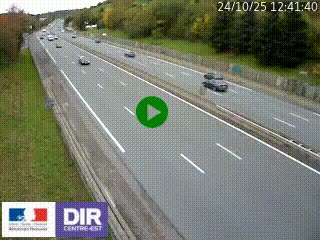 Webcam routière à Saint-Etienne-Terrenoire sur la RN88 avant la jonction entre l'A72 et le Boulevard Périphérique de Saint-Etienne