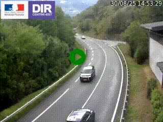 Caméra trafic sur la N90 à Bourg-Saint-Maurice, en provenance d'Aoste et en direction d'Albertville