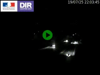 Caméra trafic à Meylan sur la Rocade-Sud de Grenoble en direction d'Aix-en-Provence