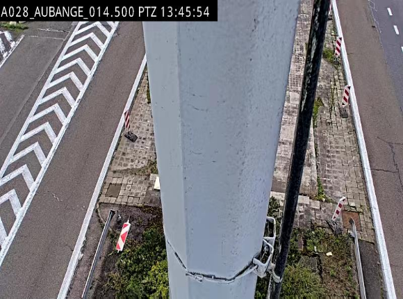 Webcam autoroute Belgique - Aubange - A28 direction Arlon - BK 14