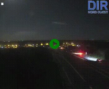 Webcam au début de l'A84 sur le périphérique Ouest de Caen (N814) à hauteur de la sortie 9, Porte de Bretagne