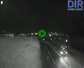 Webcam au début de l'A84 sur le périphérique Ouest de Caen (N814) à hauteur de la sortie 9, Porte de Bretagne