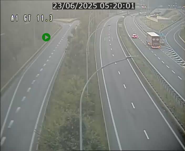 Traffic live webcam Luxembourg Senningerberg - A1 direction Allemagne - BK 11.3