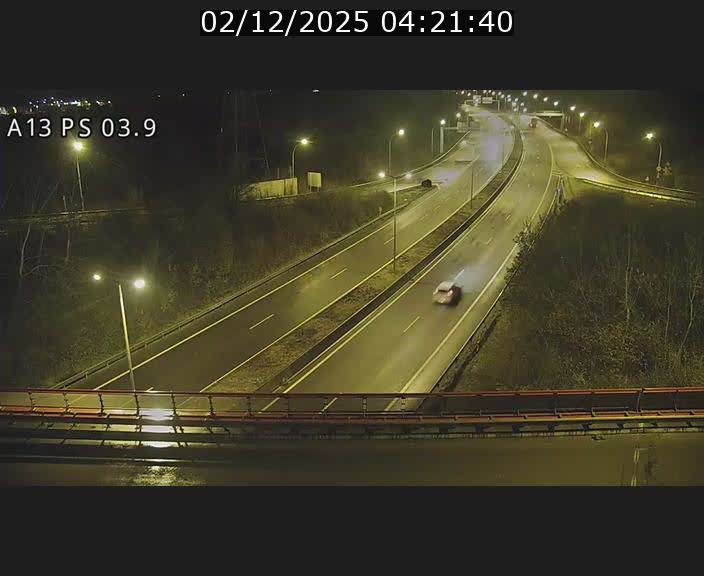 Traffic live webcam Luxembourg Differdange - A13 direction Esch-sur-Alzette - BK 3.9