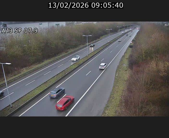 Traffic live webcam Luxembourg Jonction Lankelz - A13 direction Pétange - BK 7.9
