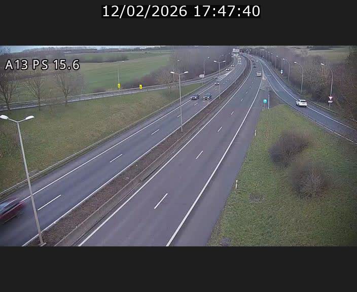 Traffic live webcam Luxembourg Kayl - A13 direction Dudelange - BK 15.6