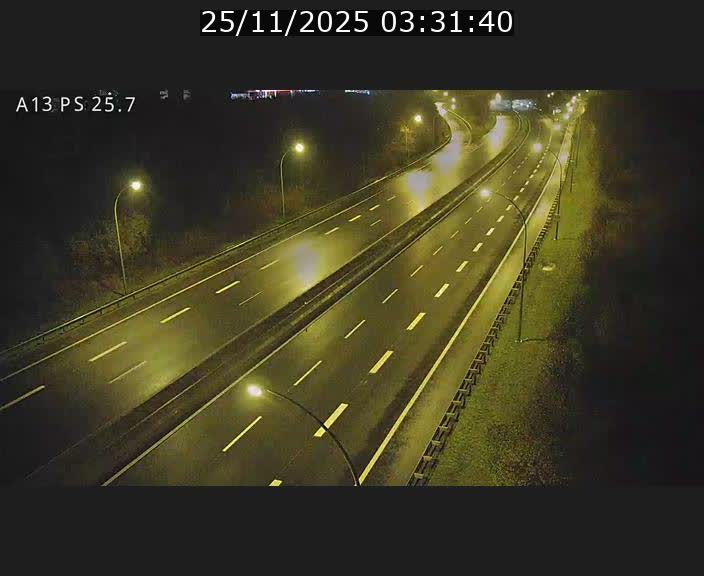 Traffic live webcam Luxembourg Frisange - A13 direction Allemagne - BK 26