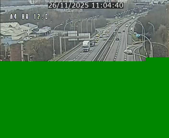 Traffic live webcam Luxembourg Jonction Foetz - A4 - BK 12.0 - direction Esch sur Alzette