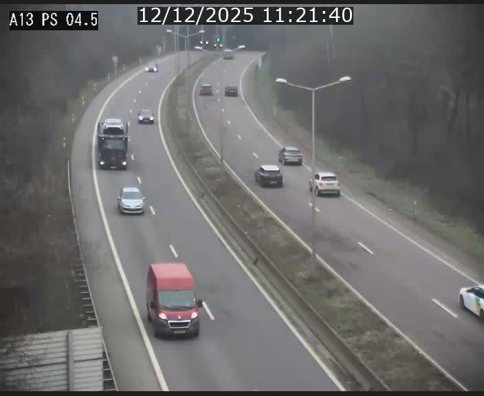 Traffic live webcam Luxembourg Differdange - A13 direction Esch-sur-Alzette - BK 4.5