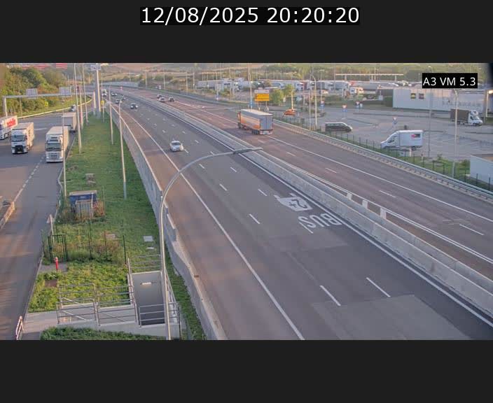 Traffic live webcam Luxembourg Aire de Berchem - A3 - BK 5 - direction France