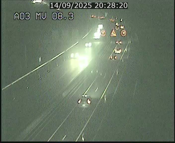Webcam Autoroute après la Croix de Bettembourg en direction de Luxembourg sur l'A3
