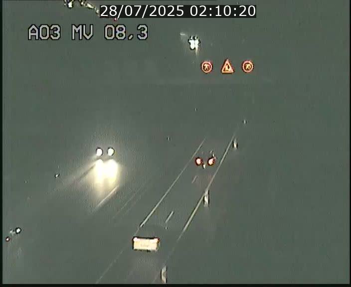 Webcam Autoroute après la Croix de Bettembourg en direction de Luxembourg sur l'A3