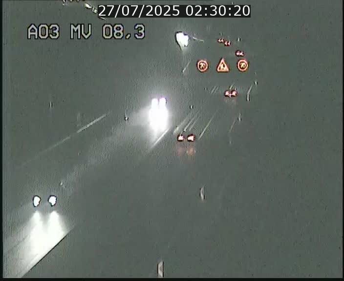 Webcam Autoroute après la Croix de Bettembourg en direction de Luxembourg sur l'A3