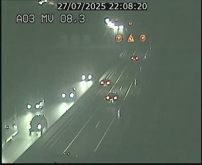 Webcam Autoroute après la Croix de Bettembourg en direction de Luxembourg sur l'A3