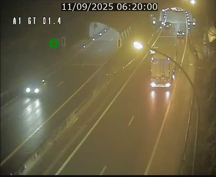 Traffic live webcam Luxembourg Hesperange - A1 direction Kirchberg - BK 1.4