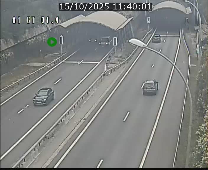 Traffic live webcam Luxembourg Hesperange - A1 direction Kirchberg - BK 1.4