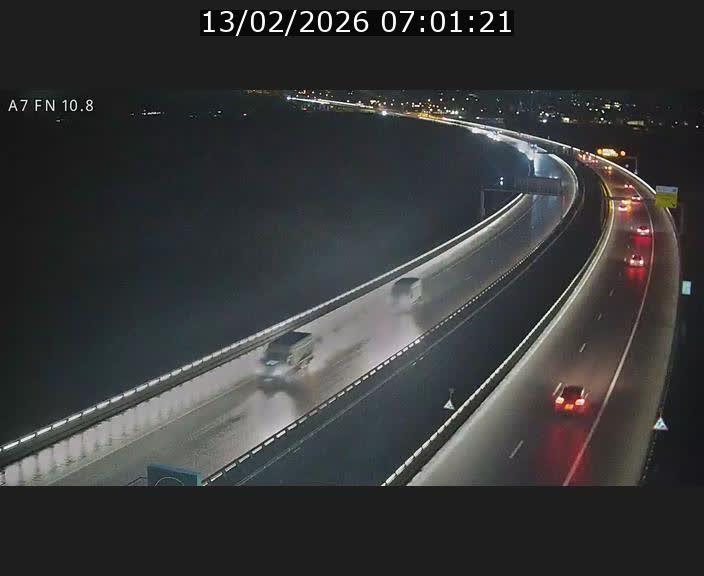 Caméra trafic Luxembourg - A7, Tunnel Gousselerbierg, sortie sud, direction rond-point Lorentzweiler (BK 10.8)
