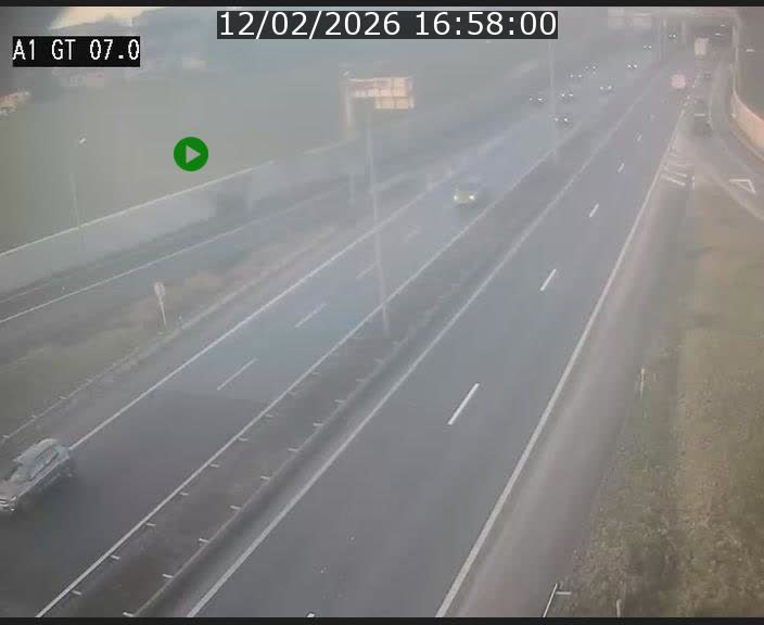 Traffic live webcam Luxembourg Cents - A1 direction Kirchberg - BK 7