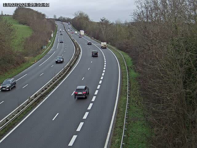 Caméra autoroute France - A33, Rosières direction Lunéville