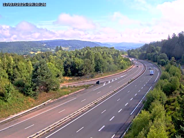 Caméra autoroute France - N57, Côte de la demoiselle direction Remiremont