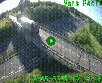 Clone of Caméra routière sur l'autoroute A20 au nord de Limoges, à la jonction avec la N520. Vue orientée vers Paris