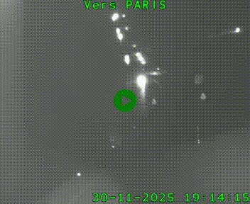 Caméra routière sur l'autoroute A20 à Bessines-sur-Gartempe. Vue orientée vers Paris