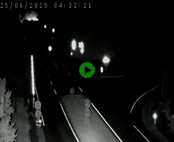 Webcam routière sur la N122 au niveau du Tunnel du Lioran. Vue de l'entrée côté Aurillac.