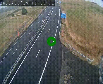 Caméra autoroute A75 à hauteur du col de la Fageole en direction de Clermont-Ferrand
