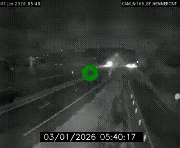 Webcam sur la N165 à hauteur de Hennebont, au nord de Lorient