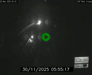 Webcam sur la N165 après le Pont de l'Iroise, à l'entrée de Brest