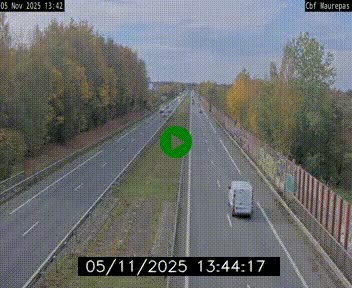 Webcam sur le périphérique de Rennes (N136) à hauteur de Maurepas, au nord de la ville