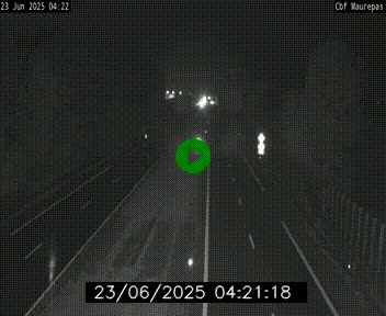 Webcam sur le périphérique de Rennes (N136) à hauteur de Maurepas, au nord de la ville