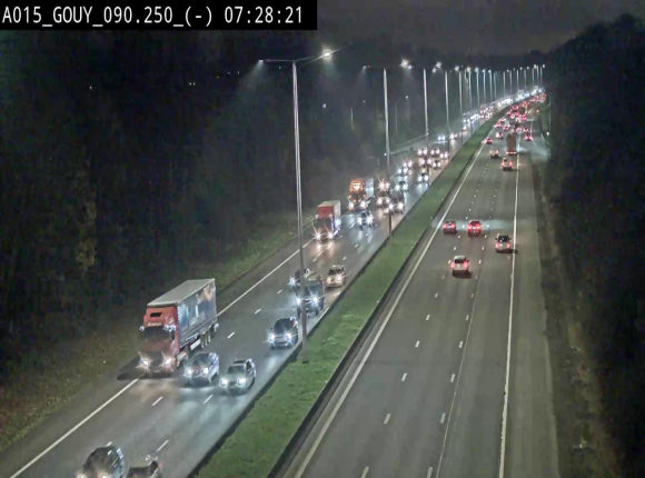 Webcam autoroute Belgique - Gouy-lez-piéton - E42 - BK 90.3