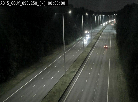 Webcam autoroute Belgique - Gouy-lez-piéton - E42 - BK 90.3