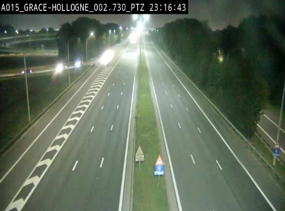 Caméra trafic Belgique - Grâce-Hollogne - E42, jonction avec A604, direction Loncin/Aéroport de Liège -  BK 3.2